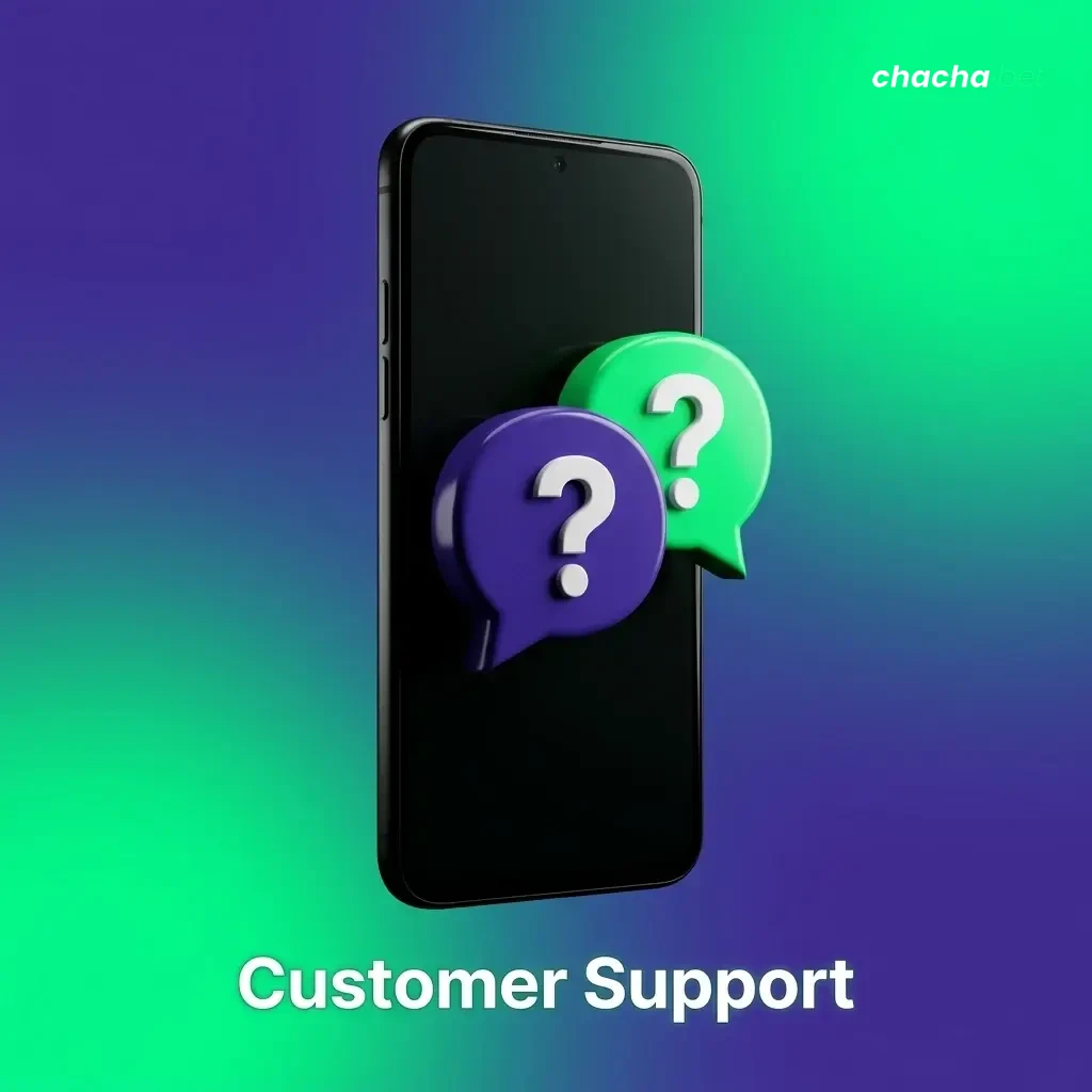 Chachabet customer support options including live chat, email, and help centre for withdrawal assistance