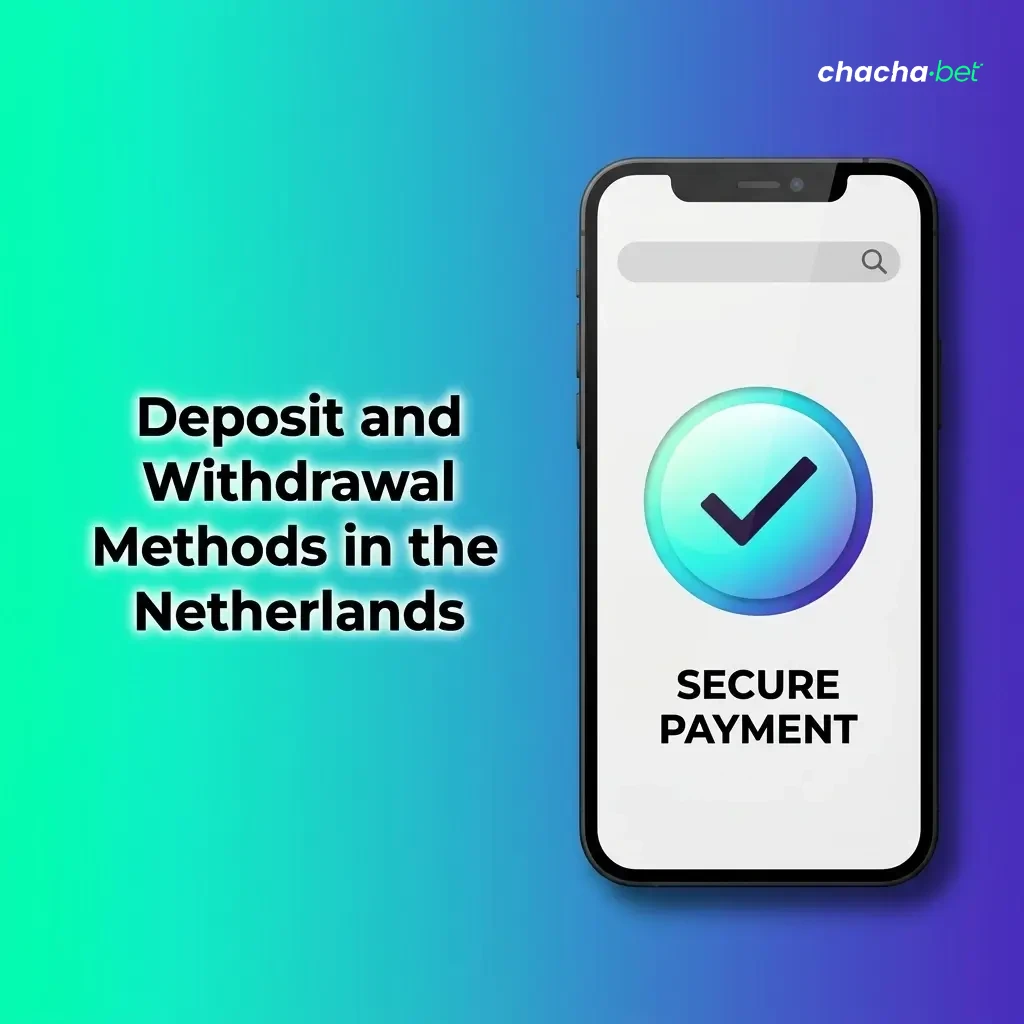 Deposit and withdrawal methods at Chachabet Netherlands including iDEAL, Skrill, VISA, Bitcoin and more