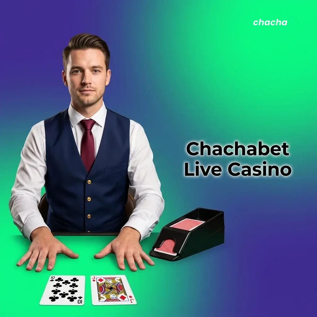 Chachabet live casino with real dealers streaming roulette, blackjack, baccarat, and game shows in HD