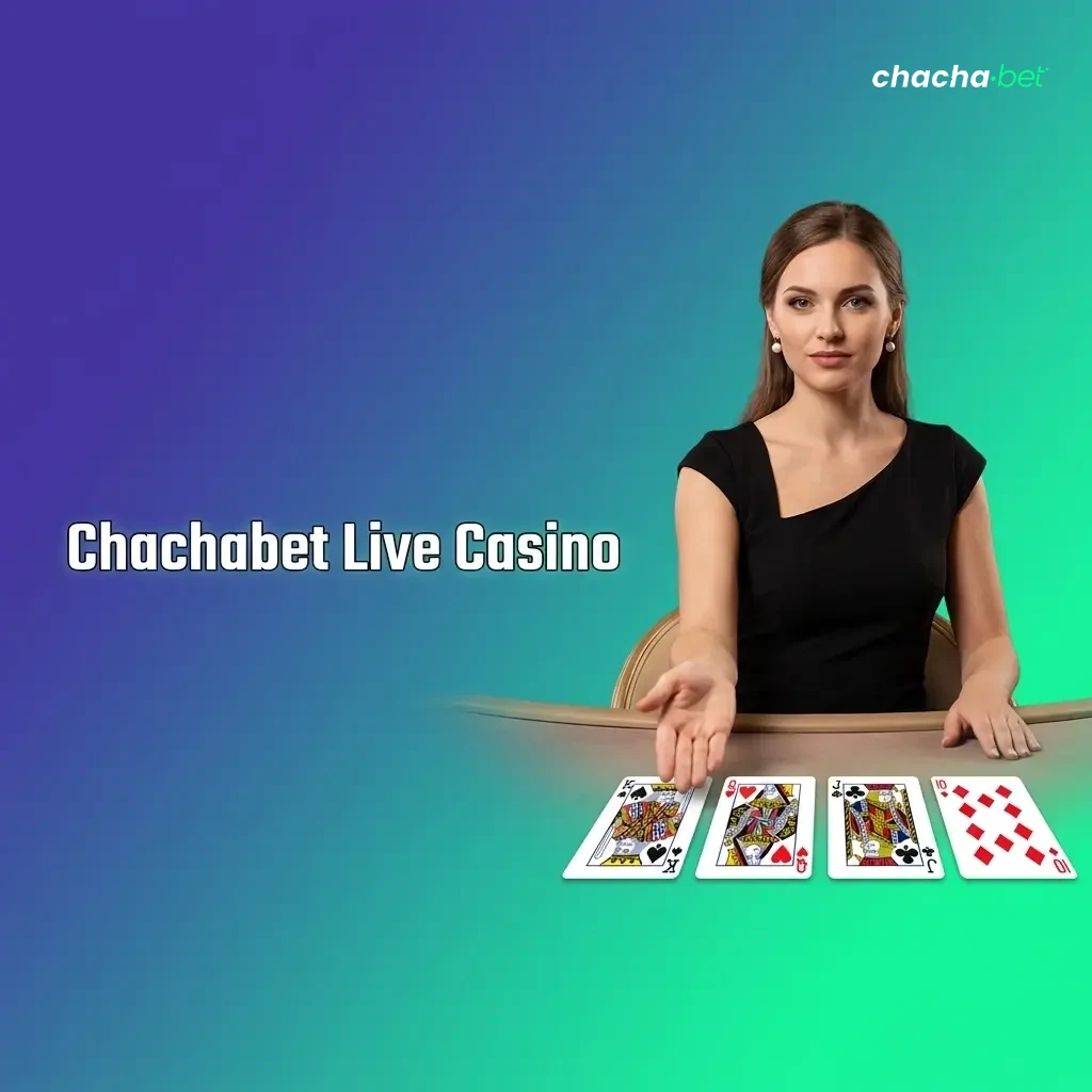 Chachabet live casino with professional dealers hosting Lightning Roulette, Blackjack, Baccarat, Crazy Time and more in HD studios