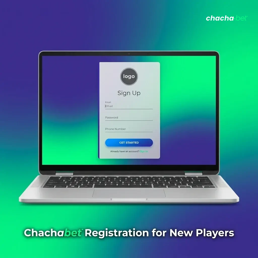 Chachabet registration steps for new players in the Netherlands showing sign-up form and account creation process