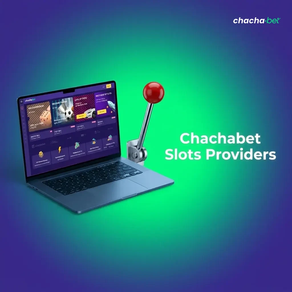 Chachabet slots providers logos including NetEnt, Pragmatic Play, Microgaming and 50+ studios offering 3000+ games