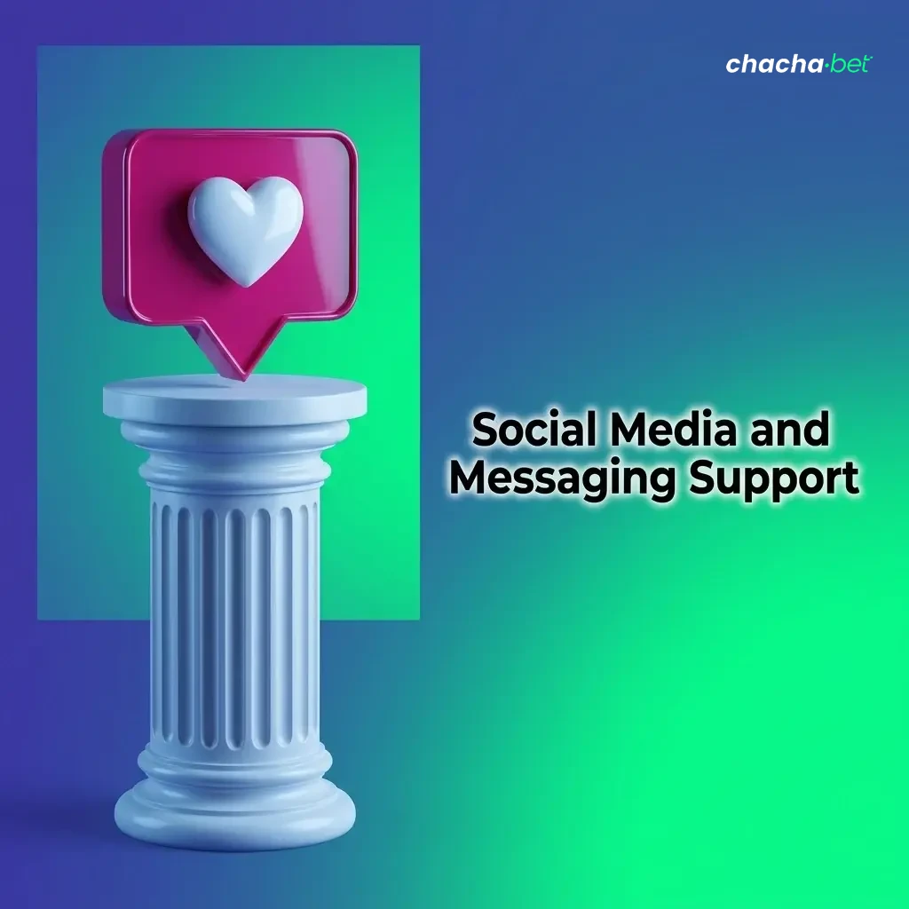 Chachabet social media and messaging support via Telegram, WhatsApp, Facebook Messenger, and Twitter