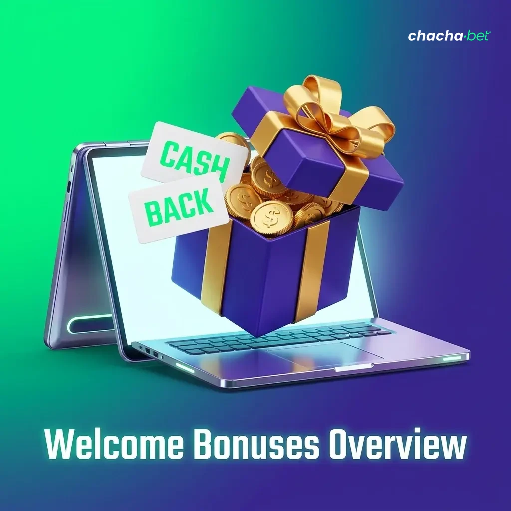 Chachabet welcome bonus overview table showing up to €10,000 and 800 free spins across four deposits