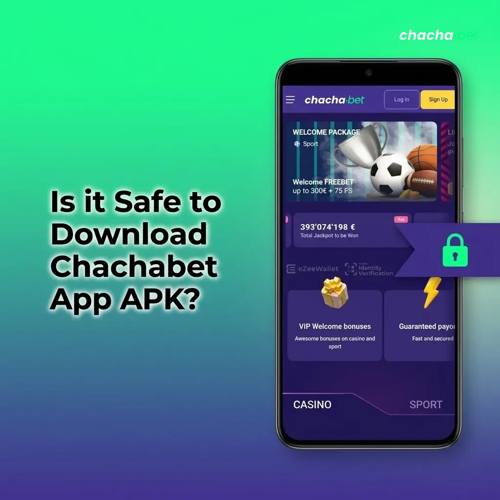 Chachabet app APK download safety with SSL encryption and Curacao eGaming licence protection
