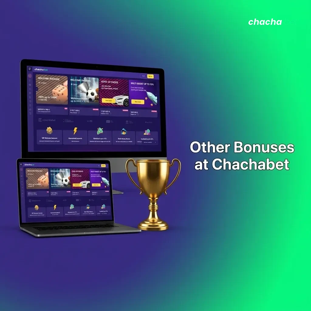 Chachabet reload bonus, free spins, cashback offer, and loyalty programme promotions for registered players