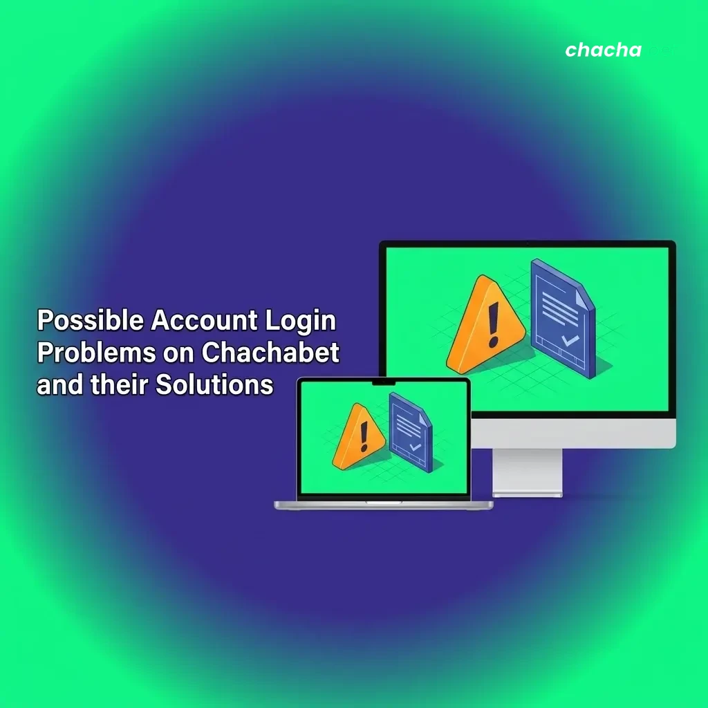 Table showing common Chachabet login problems like forgotten passwords and account lockouts with step-by-step solutions