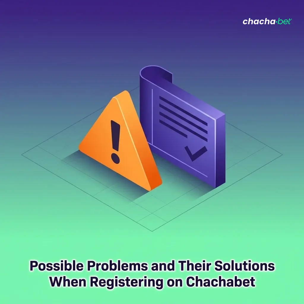 Chachabet registration troubleshooting guide showing common problems and solutions for Netherlands users