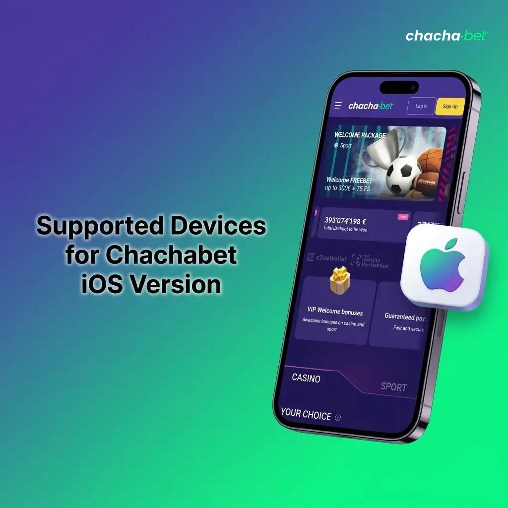 Apple devices compatible with Chachabet iOS PWA, including iPhone 12 to 15, iPad Air, iPad Pro, and iPad mini 6